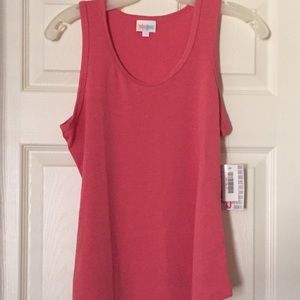 LuLaRoe Pinkish Salmon Color Tank Top Small New